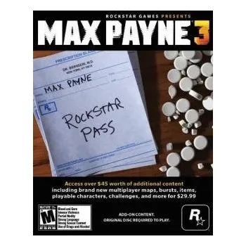 Počítačová hra ESD GAMES ESD Max Payne 3 Rockstar Pass ESD-734