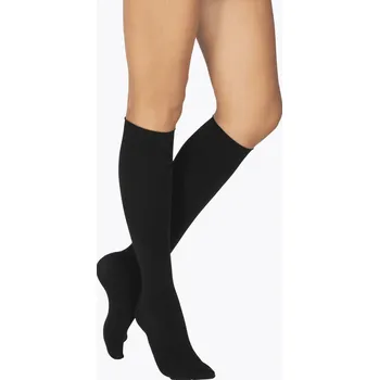 Dámské ponožky Hřejivé podkolenky Well černá