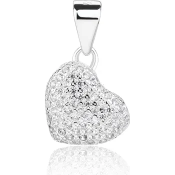 Přívěsek NUBIS® Stříbrný přívěšek srdíčko - NB-4608