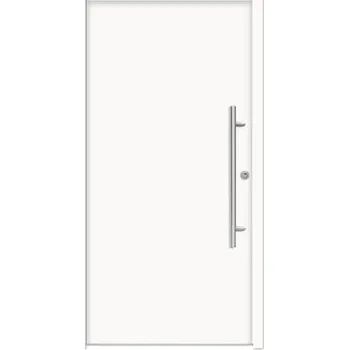 Vchodové dveře Hliníkovo-ocelové vchodové dveře bezpečnostní Apollon RC2 100 x 210 cm P bílé
