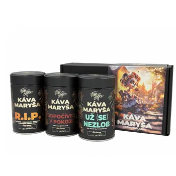 Nápoj Fixi Coffee Maryša – V trojce a poprvé (3x150g) zrnková káva