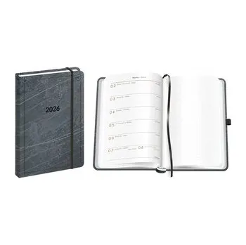 Kalendář Kalendarz książkowy A5 2026 Mat + UV Stone