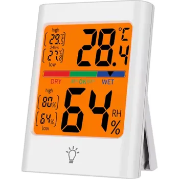 Domácí teploměr AZTH01 - vnitřní digitální teploměr 2v1