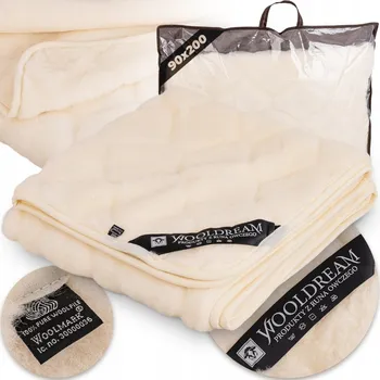 Prostěradlo Prostěradlo tradiční Wooldream vlna 90 x 200 cm