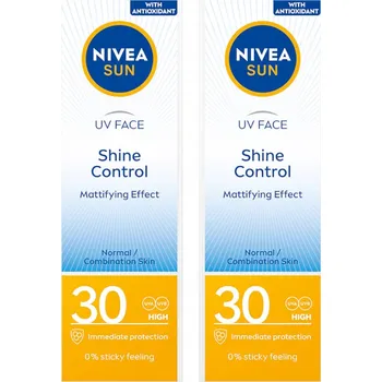 Přípravek na opalování Matující pleťový krém NIVEA SUN s ochranným faktorem SPF 30