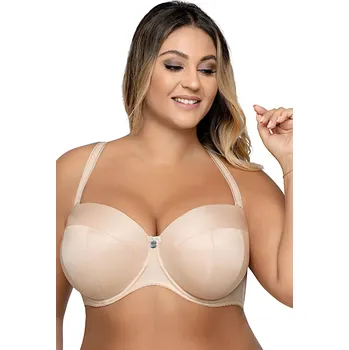Dámské oblečení Dámská podprsenka 1787 Last night beige plus - AVA Béžová 100/C