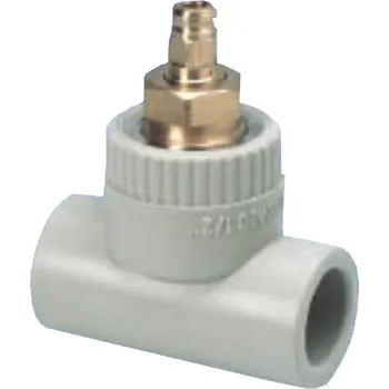 Instalatérský materiál Wavin Ekoplastik T-kus PPR s výpustným ventilem 32 mm, SVEV032XXX