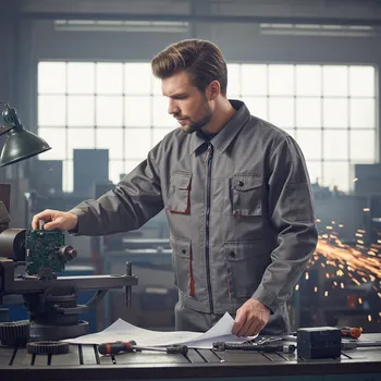 pracovní blůza CERVA GROUP Blůza DESMAN MAN Velikost 62 šedá/oranžová