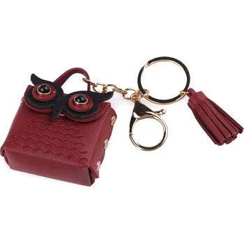 Přívěsek minikabelka na batoh / klíče sova