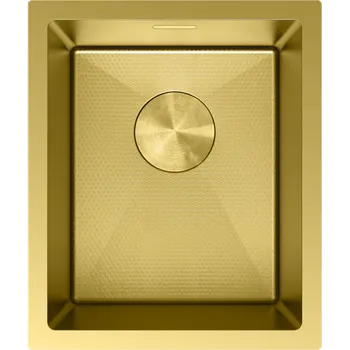 Granitový dřez Mexen Trixo ocelový dřez 1-komorový 370 x 440 mm, zlatý HC - 6412371000-55HC Ocelové dřezy
