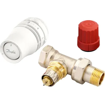 Hlavice pro radiátor DANFOSS přímý set RAE pro klasické radiátory - termostatická hlavice + přímý ventil 1/2"