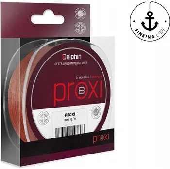 Delphin Proxi 8 Braid Šňůra 130m 0,10mm