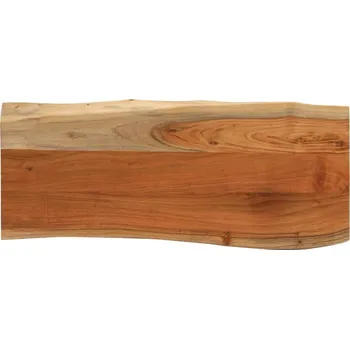 Psací stůl OMAXI Stolní deska 90x40x3,8 cm obdélník masivní akácie živá hrana 093621