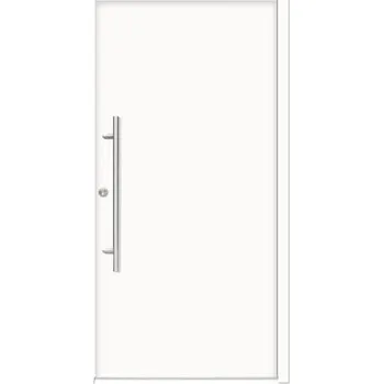 Vchodové dveře Hliníkovo-ocelové vchodové dveře pasivní Apollon 110 x 210 cm L bílé