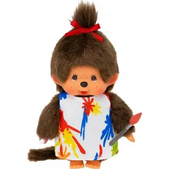 Obraz Monchhichi 203833 Opička holčička malířka umělkyně 20 cm