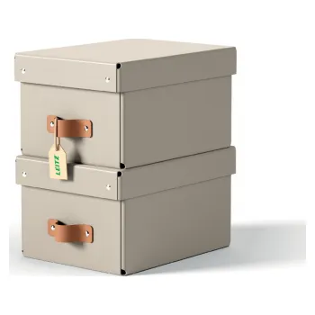 Úložný box Úložný box Leitz Puro S - béžová / 2 ks
