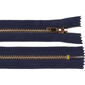 Galanterie Kovový zip No 5 délka 12 cm (jeansový)