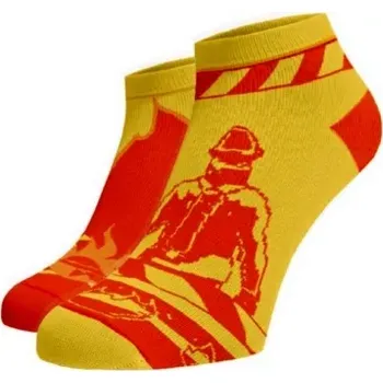 Dámské ponožky Ponožky kotníkové - veselé hasičské - 39-41