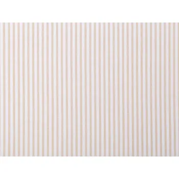 Bavlněná látka proužek jemný METRÁŽ - 4 béžová světlá
