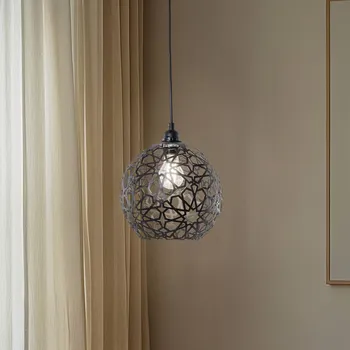 Opviq Závěsné svítidlo Fellini MR-785 1-light Ø 25cm černá - Stříška - Ø 9 cm, výška 6 cm 1 x 40 W - Doprava zdarma