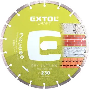 Řezný kotouč Extol Craft 108815 230 mm
