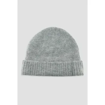 Kšiltovka ČEPICE GANT FLUFFY ALPACA BEANIE CHARCOAL MELANGE