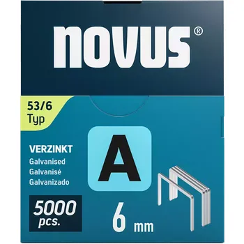 Spona do sešívačky K042-0761 Novus tenké, drátové sponky typ A, 53 F/6 mm, 5000 ks