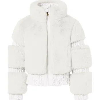 Cyklistické kalhoty Dámská bunda Goldbergh Furry Ski Jacket Cream