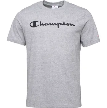 Pánská móda Pánské tričko Champion SS TEE XL Šedá, Černá