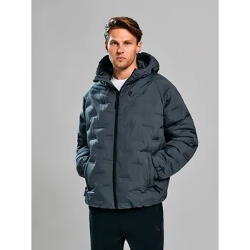 Pánské oblečení Sinsay - Bunda puffer s&nbsp;kapucí SNSY PERFORMANCE - šedá - 276EU-85X - 276EU-85X-XL