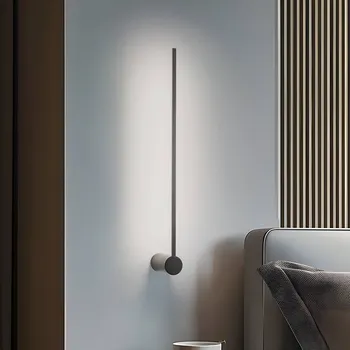 Lampička Euluna LED nástěnné světlo Arm M, výška 65 cm, černé, kov - Nástěnný držák Ø 5,5 cm černý LED 10 W celkem - Doprava zdarma