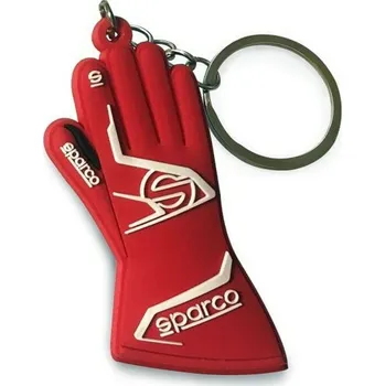 Přívěsek na klíče Sparco Rukavice Červená
