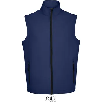 pracovní vesta SOL's Collection Vesta Race BW Men, 2-vrstvá, softshellová, pánská COT25288729002-french navy M Navy french