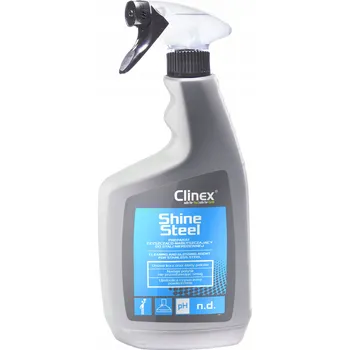 Clinex Shine Steel čistič na nerezovou ocel, digestoře a chladicí pulty 650 ml