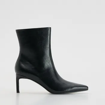 Dámská zimní obuv Reserved - Boty na podpatku - černý - 307FF-99X - 307FF-99X-39