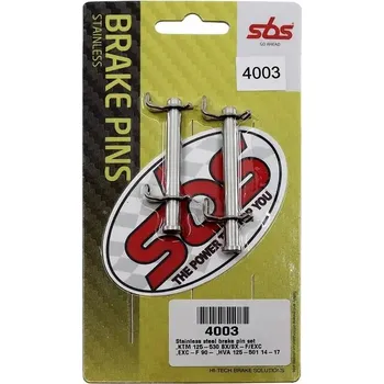 Brzdová destička SBS závěsy (čepy) destiček brzdových přední / zadní KAWASAKI KTM / HUSQVARNA - sada 2 kusy (SBS závěsy (čepy) destiček brzdových přední / zadní KAWASAKI KTM / HUSQVARNA - sada 2 kusy)