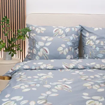 Bavlněné povlečení 140x200 cm listy v mlze