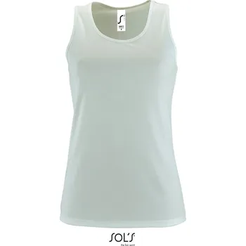 pracovní tričko SOL's Collection Tílko Sporty TT Women, sportovní, bez rukávu, dámské COT25211700101-white S Bílá