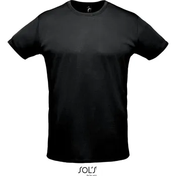 pracovní tričko SOL's Collection Tričko Sprint, sportovní, piqué, krátký rukáv, unisex COT25299500203-black L Černá