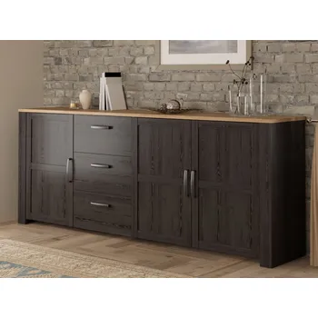 Komoda Komoda Chisbury - Forte M954 Dub Riviera / Dub Cabezone 220.8x87 cm