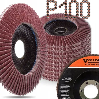 Brusný kotouč LAMELOVÝ KOTOUČ 125 PRO BROUŠENÍ DŘEVA A KOVU, P100 10 KS