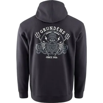 Rybářské oblečení Grundéns Mikina Sentinel Of The Seas Hoodie Black - XXL