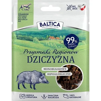Pamlsek pro psa Baltica pochoutky z regionů zvěřina 30g POLOMĚKKÉ