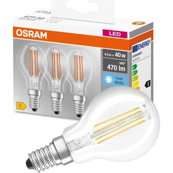 Žárovka LED žárovky Osram E14 4W 3 kusy