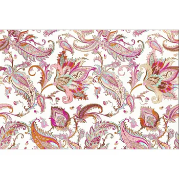 VODĚODOLNÁ LÁTKA OXFORD ETNICKÉ PAISLEY