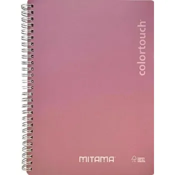 Sešit Spirálový sešit "i-Note", 18,5x24, čistý, 90 listů, růžová, MITAMA 62278-90210