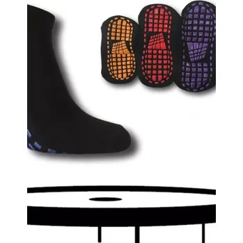 Pánské ponožky Ponožky YOGA-TRAMPOLINA 1205 černá 31-34