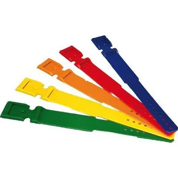 Značení hospodářského zvířete Páska na nohy pro označování krav plastová s prolisem - červená