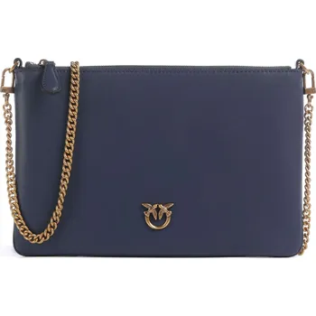 Pinko Flat Classic - Kabelka přes rameno v tmavomodrá, kůže, 229790 | Kabelky pro ženy & muže