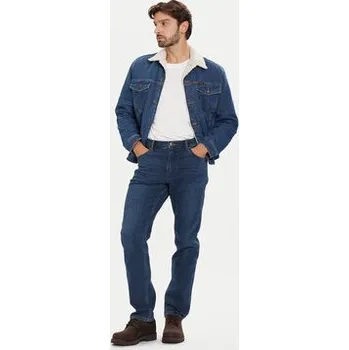 Pánské džíny Wrangler Jeansy Greensboro 112371010 Modrá Straight Fit 29_32